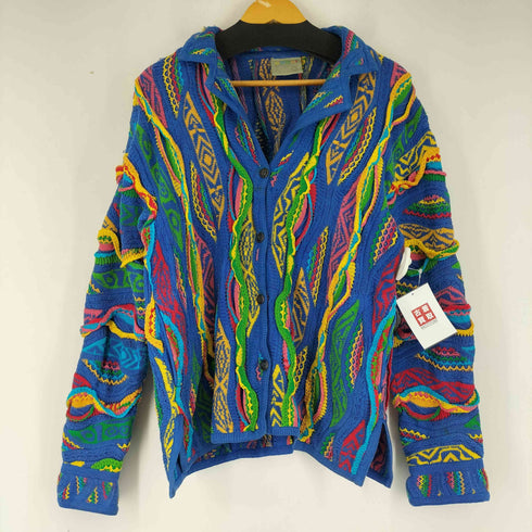 クージー COOGI 90S 3Dニットカーディガン メンズ import:M